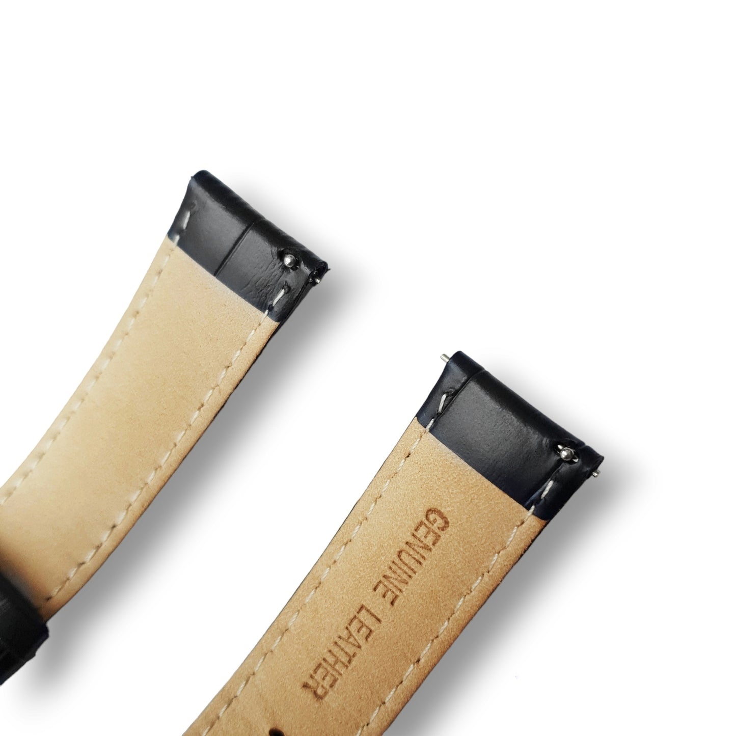 Black Leather Strap - Black Buckle (Liberty Series)