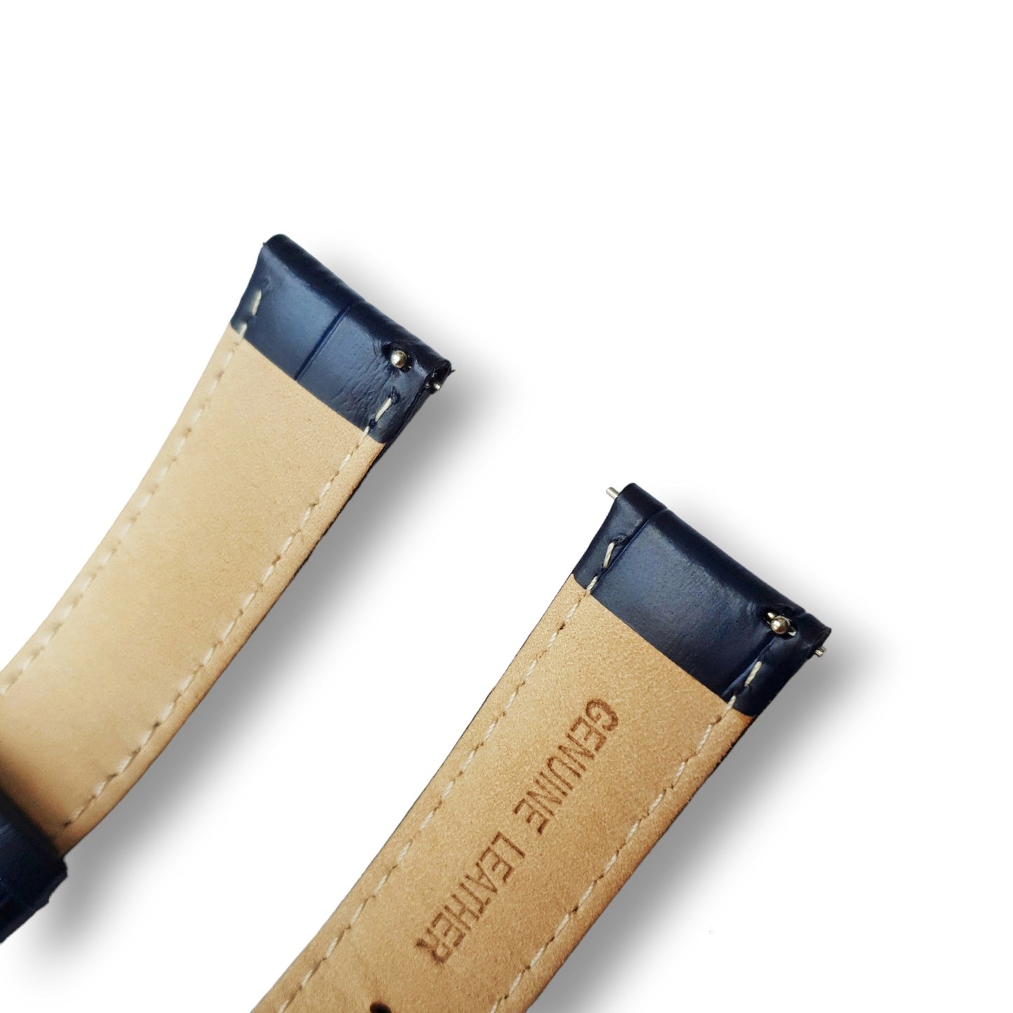 Blue Leather Strap - Silver Buckle (Liberty Series)