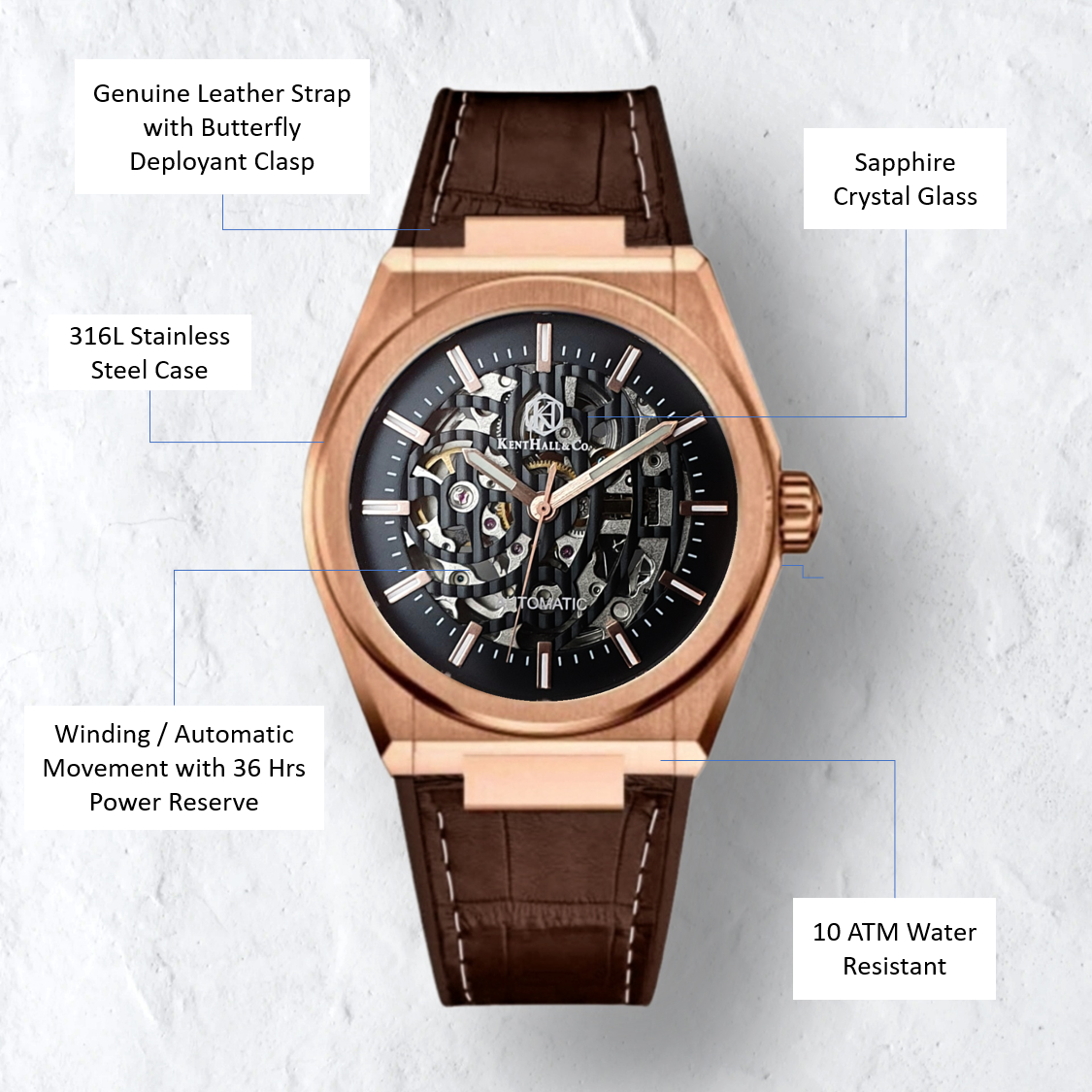 Aurelia - Brown Leather