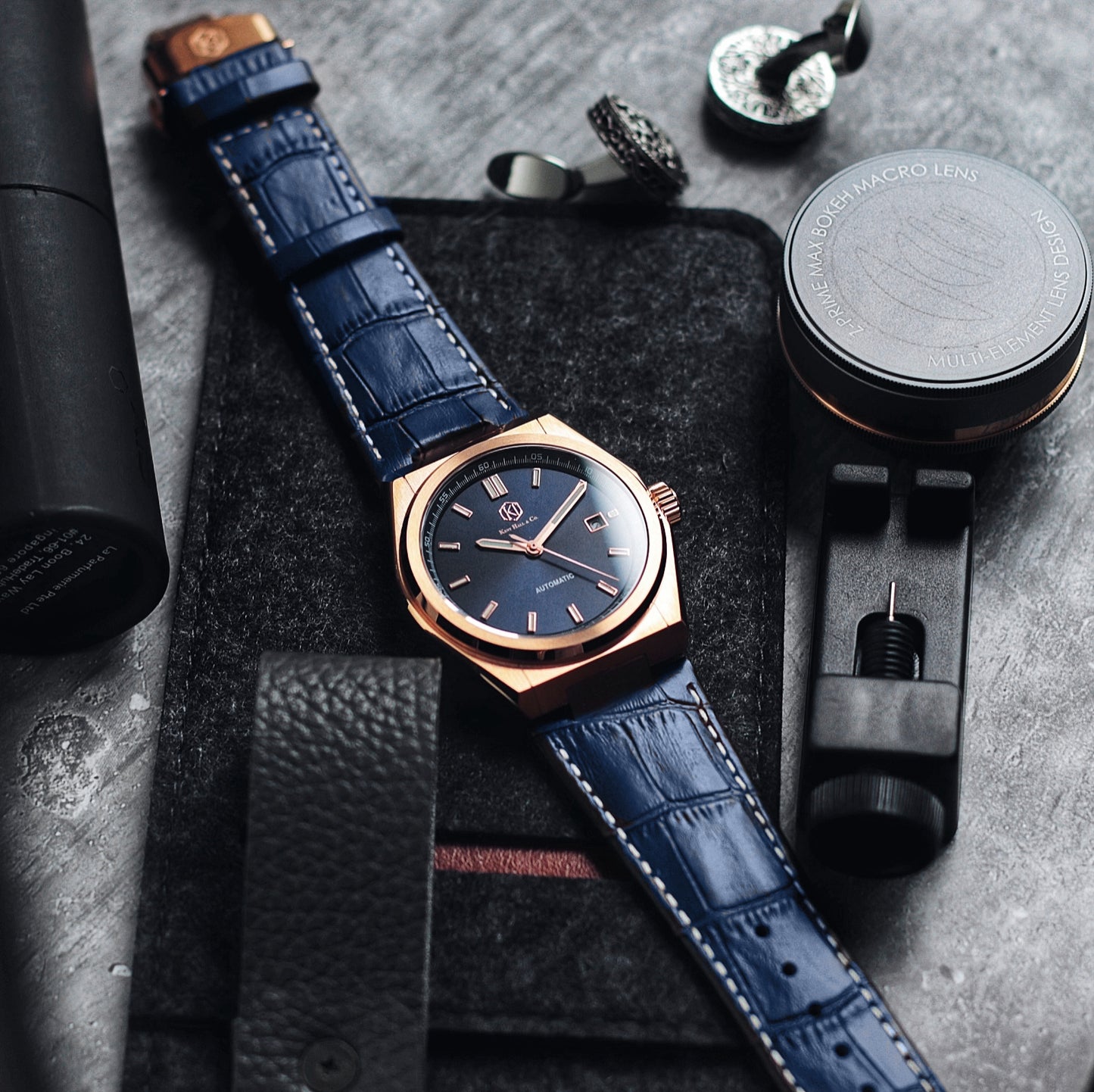 Royale - Blue Leather