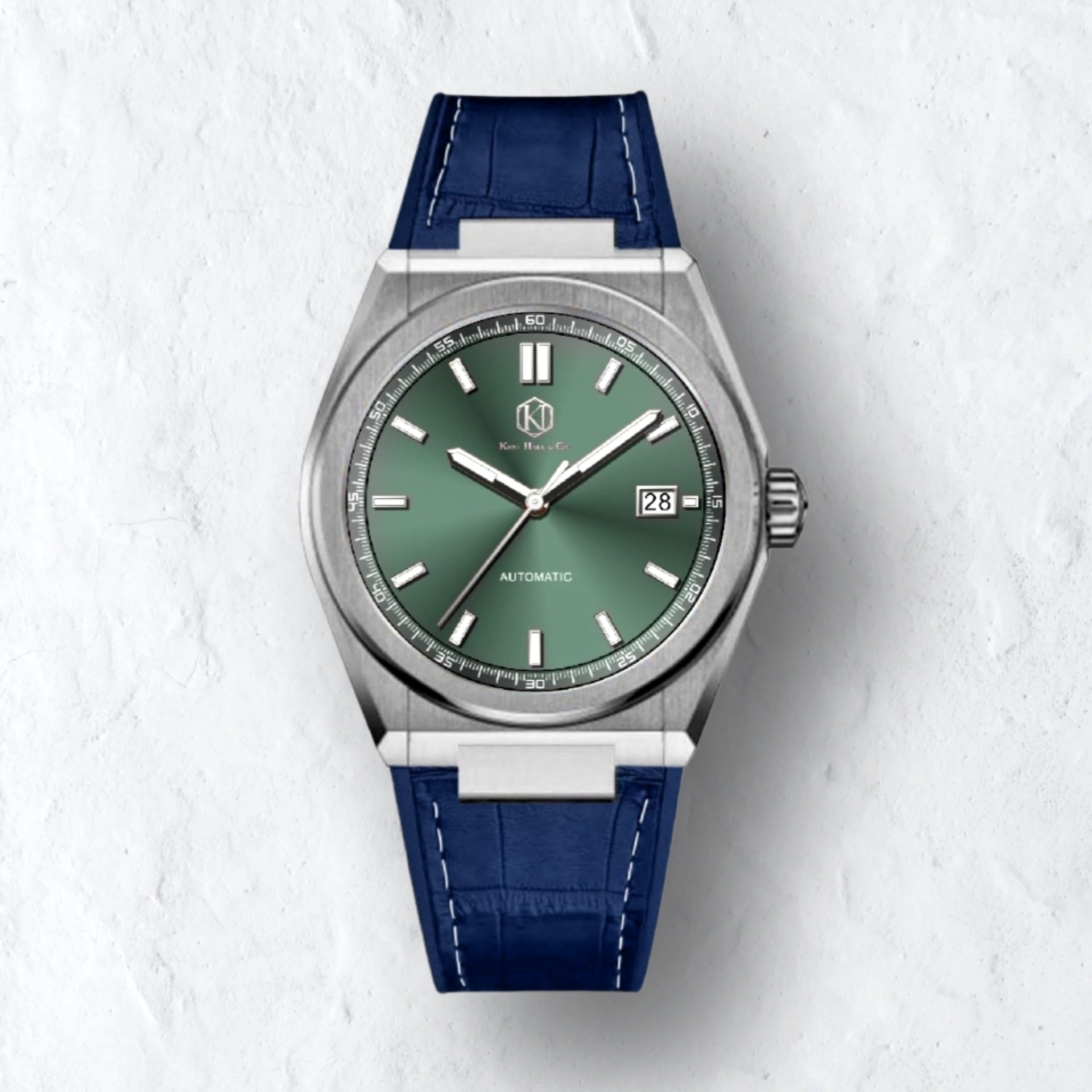 Castleton - Blue Leather – Kent Hall & Co.